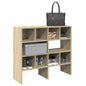 JUNG Vida Schuhregale 2 Stk. Stapelbar Sonoma-Eiche 89,5x30x40 cm