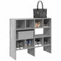 JUNG Vida Schuhregale 2 Stk. Stapelbar Grau Sonoma 89,5x30x40 cm