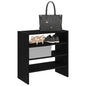 JUNG Vida Schuhregale 2 Stück stapelbar Schwarze Eiche 60x30x30,5 cm