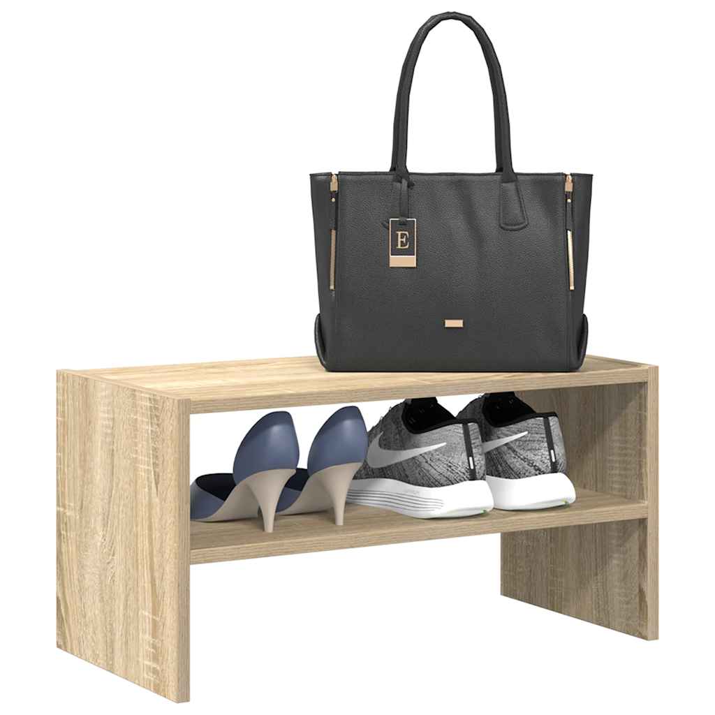 JUNG Vida Schuhregal Stapelbar Sonoma-Eiche 60x30x30,5 cm