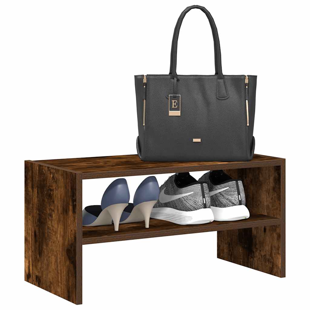 JUNG Vida Schuhregal Stapelbar Räuchereiche 60x30x30,5 cm