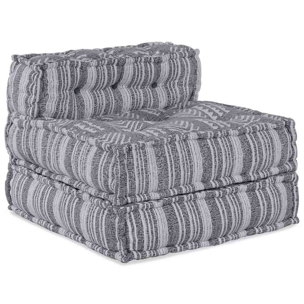 JUNG Vida Modulares Sofa Grau Druck 70 x 70 x 56 cm Stoff