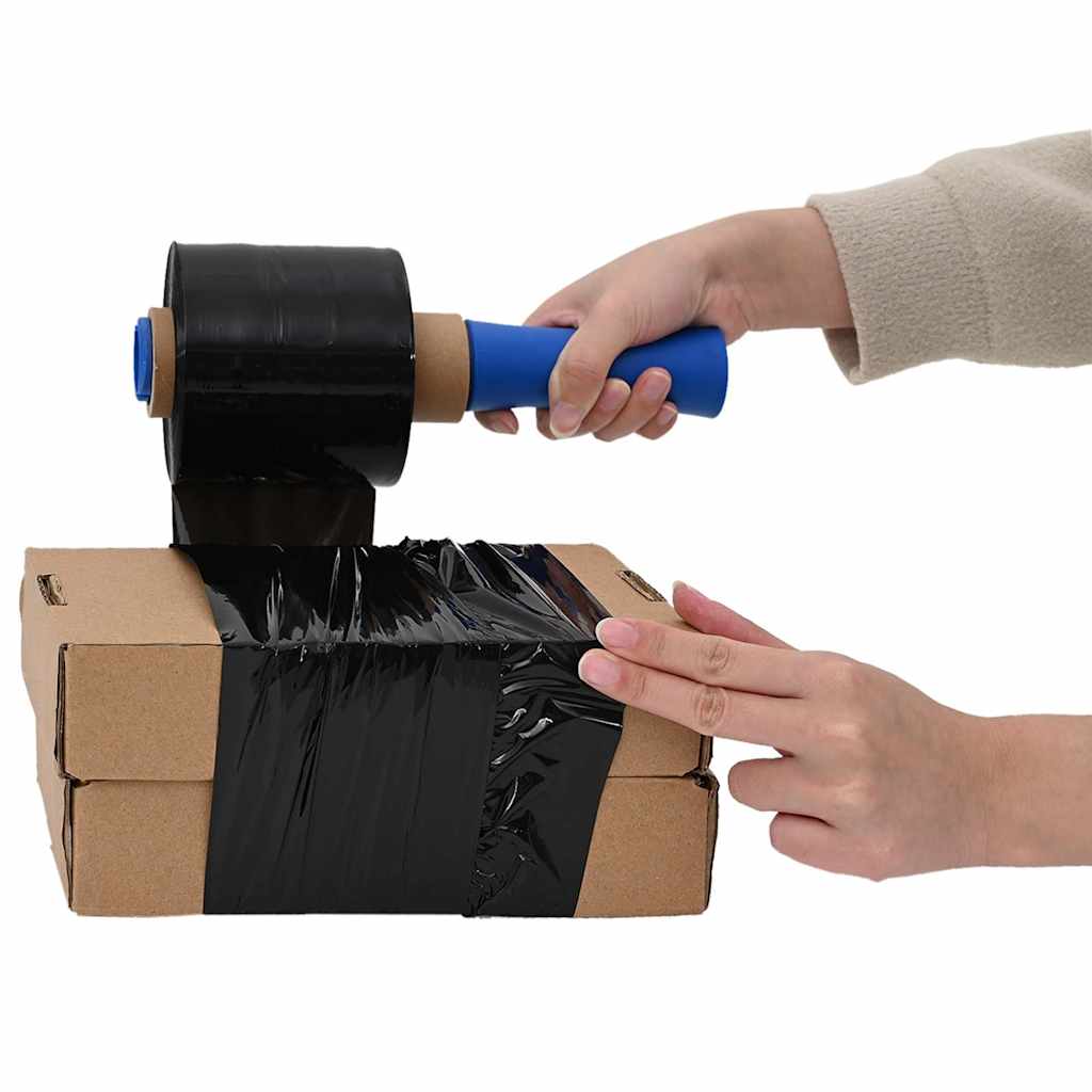 JUNG Vida Stretchfolien 50 Stk. Schwarz 23 μm 10 cm x 150 m