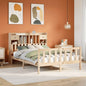 JUNG Vida Massivholzbett mit Regal ohne Matratze 140x200 cm Kiefernholz