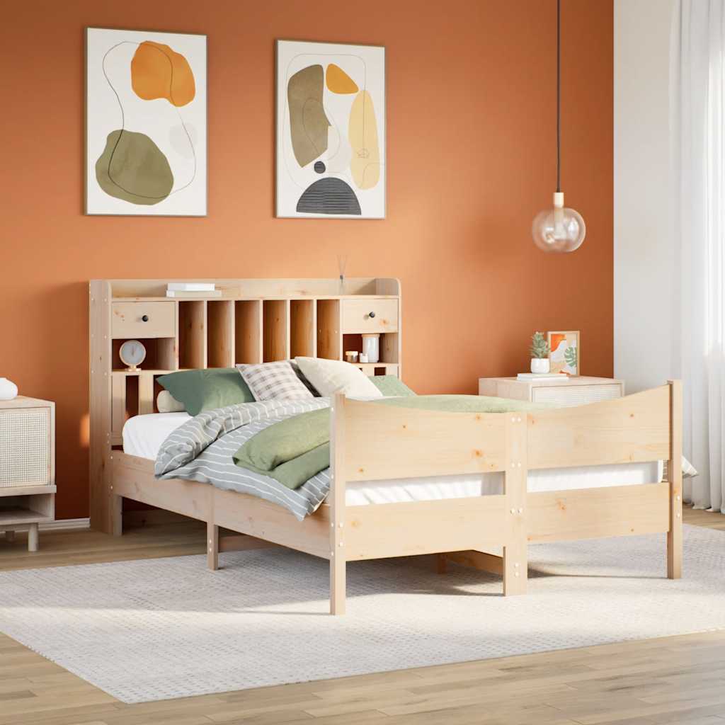 JUNG Vida Massivholzbett ohne Matratze 140x200 cm Kiefernholz