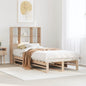 JUNG Vida Massivholzbett mit Regal ohne Matratze 90x200 cm Massivholz