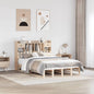 JUNG Vida Massivholzbett mit Regal ohne Matratze 150x200 cm Kiefernholz