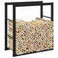 JUNG Vida Brennholzregal Schwarz 55x30x61 cm Stahl
