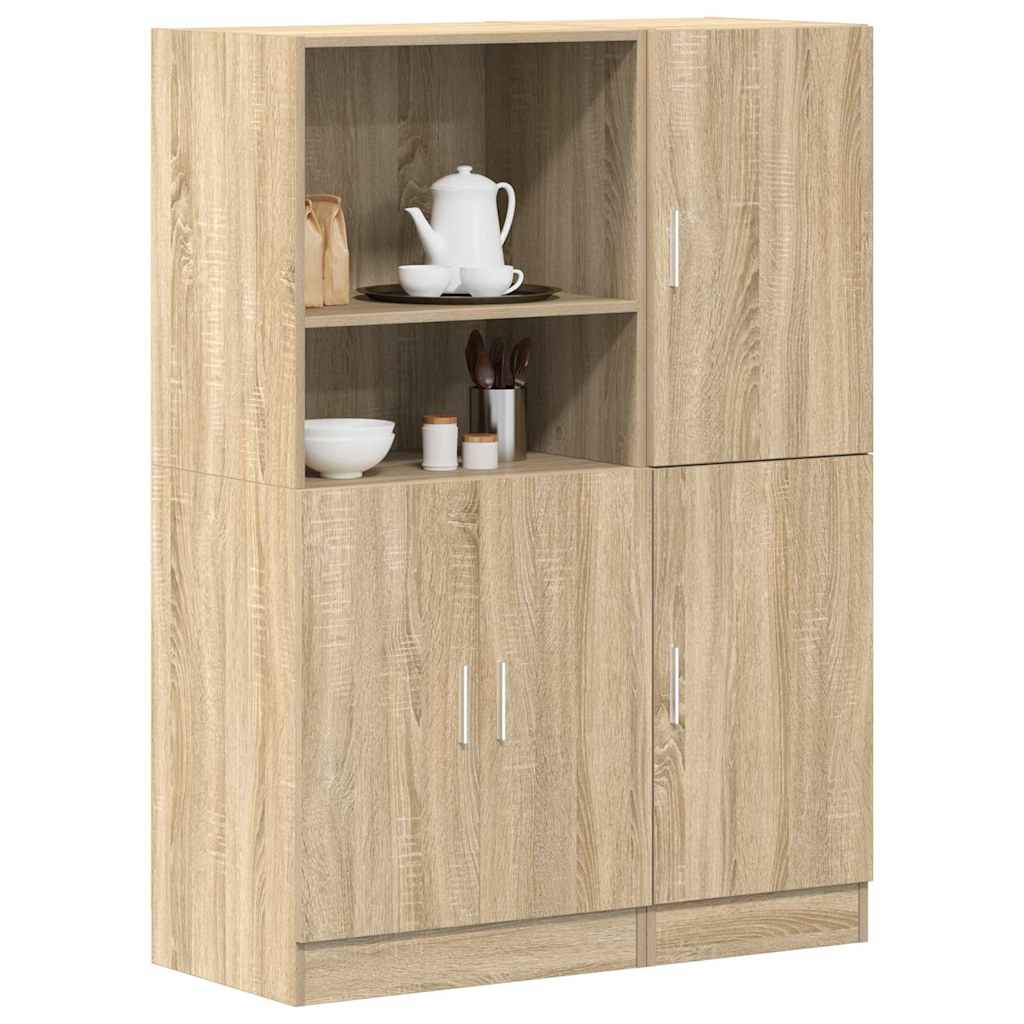 JUNG Vida 2-tlg. Küchenschrank-Set Sonoma-Eiche Holzwerkstoff