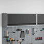 JUNG Vida Werkzeugschrank mit Speicher Schwarz und Grau 100 x 25 x 35 cm