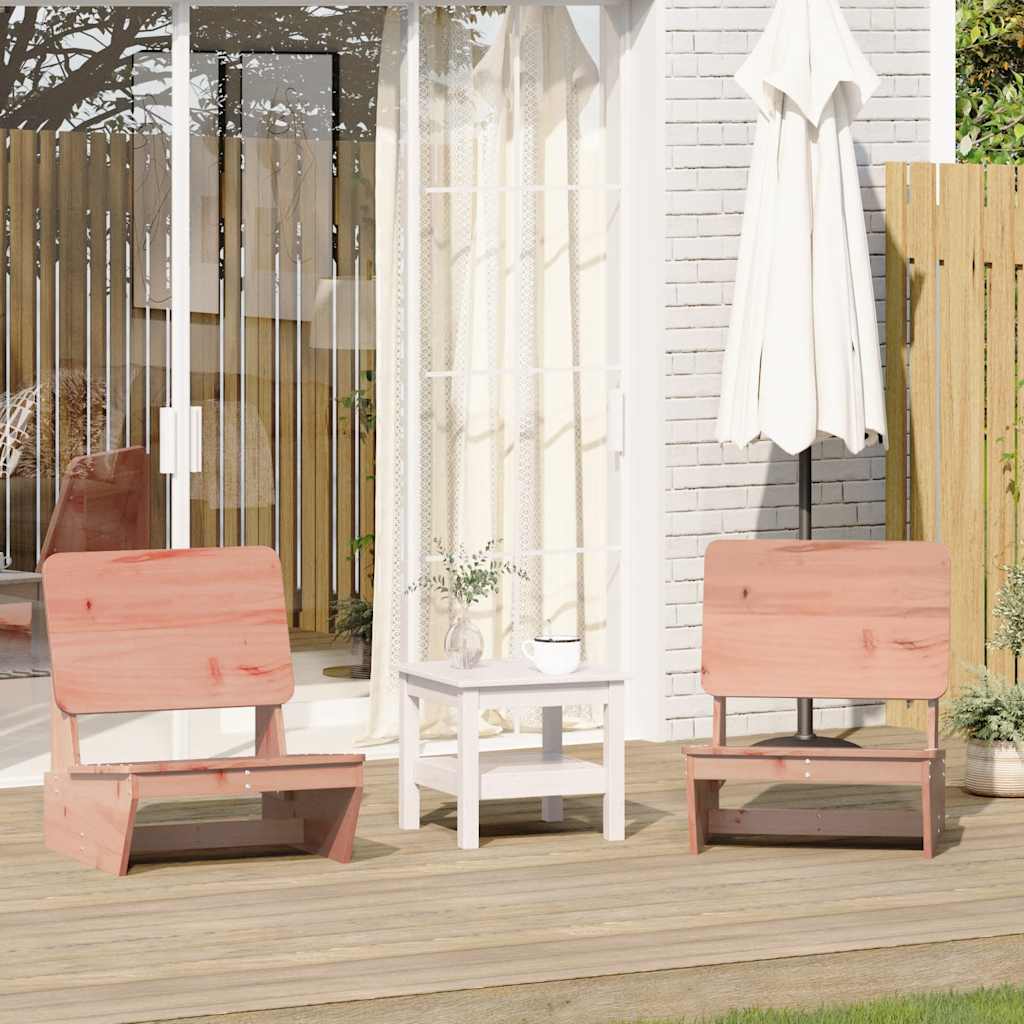 JUNG Vida Gartenstühle 2 Stk. 60x64x70,5 cm Massivholz Douglasie