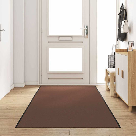 JUNG Vida Fußmatte Braun und Schwarz 120 x 350 cm Polypropylen und Vinyl