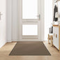 JUNG Vida Fußmatte Beige und Schwarz 120 x 250 cm Polypropylen und Vinyl