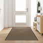 JUNG Vida Fußmatte Beige und Schwarz 120 x 350 cm Polypropylen und Vinyl