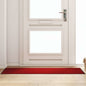 JUNG Vida Fußmatte Rot und Schwarz 60 x 180 cm Polypropylen und Vinyl