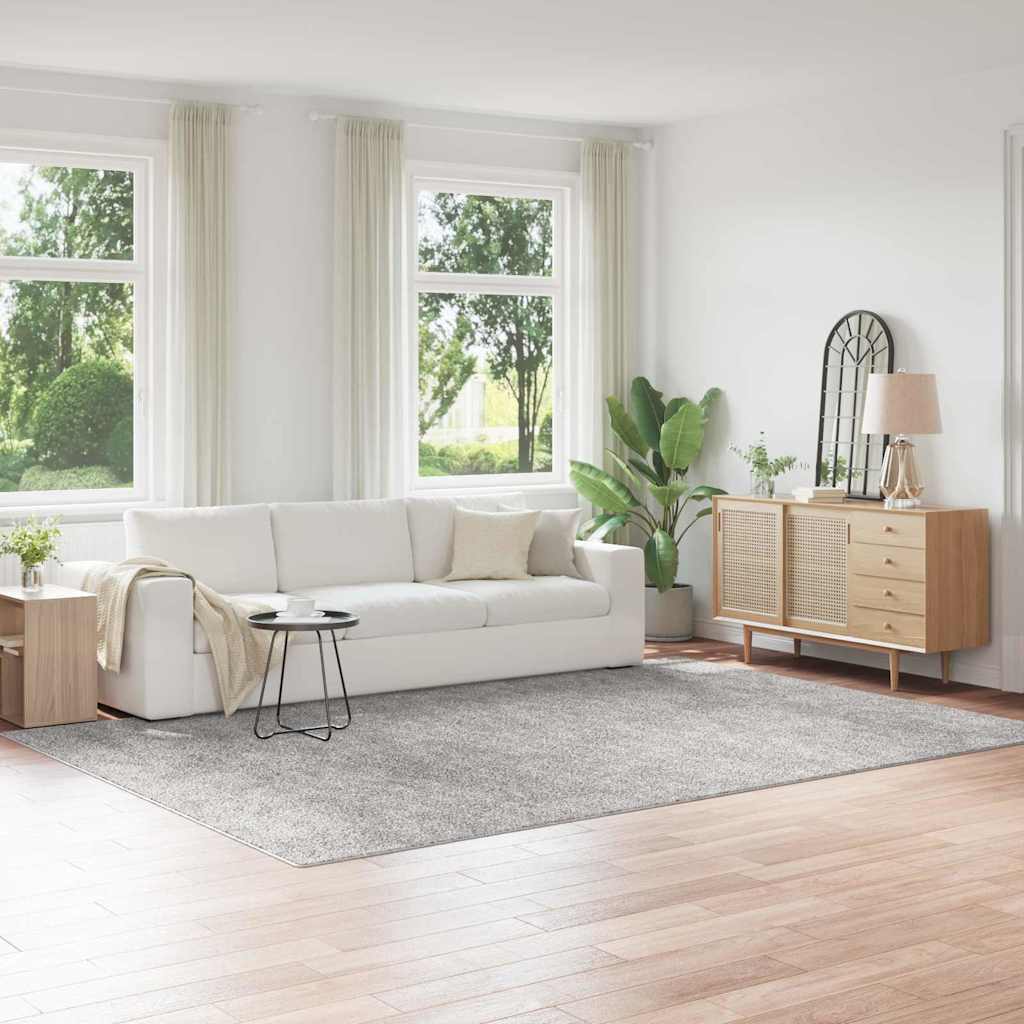 JUNG Vida Anti-Rutsch Shaggy Teppich Grau 240 x 340 cm PP