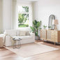 JUNG Vida Anti-Rutsch Shaggy Teppich Creme 200 x 200 cm PP