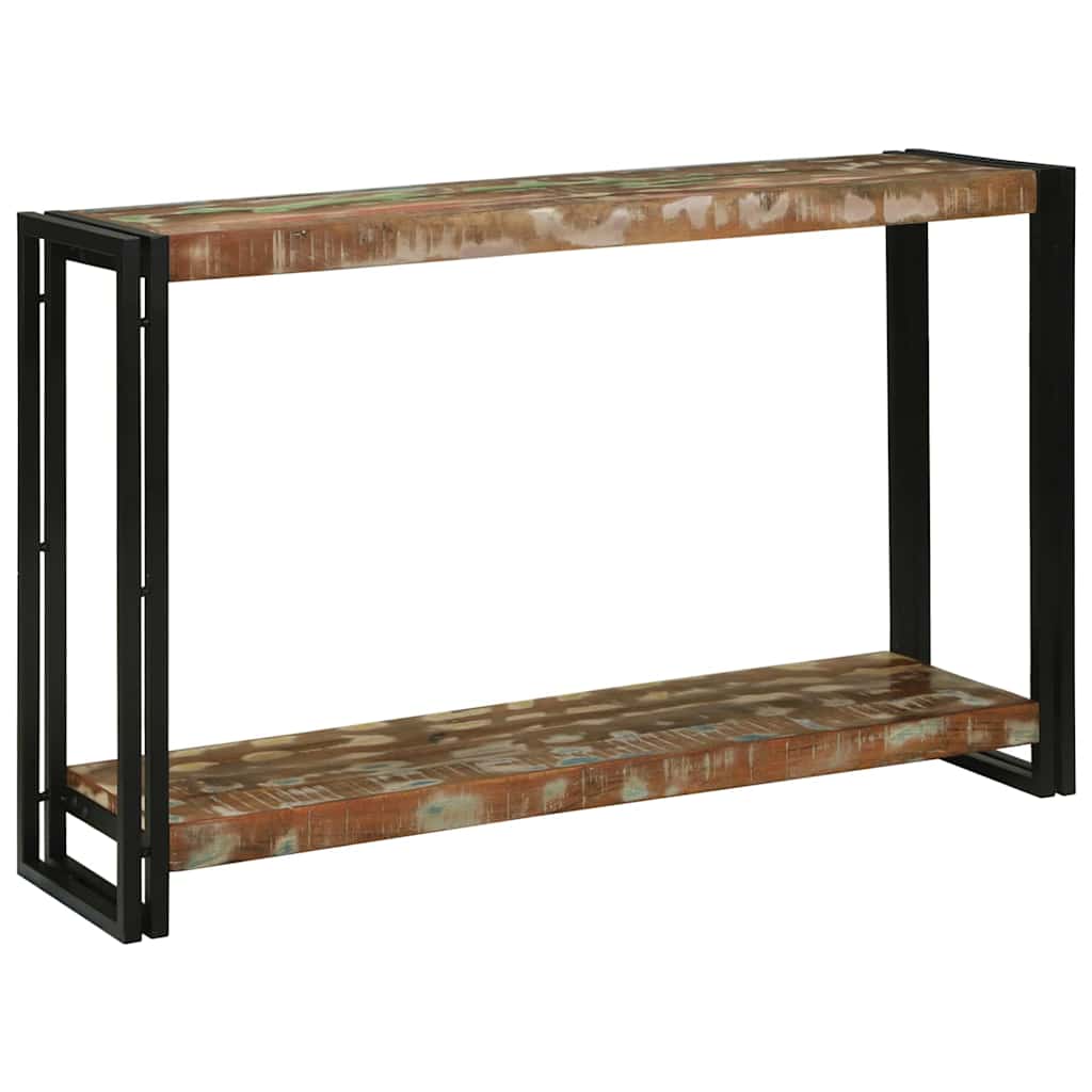JUNG Vida Konsolentisch 120 x 33 x 75 cm Massives upgecyceltes Holz