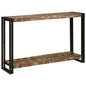 JUNG Vida Konsolentisch 120 x 33 x 75 cm Massives upgecyceltes Holz