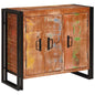 JUNG Vida Sideboard mit Türen Braun Massives recyceltes Holz und Metall