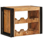 JUNG Vida Weinregal Braun 100 x 45 x 33 cm Massives grobes Mangoholz