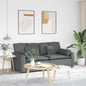 JUNG Vida Modulares Sofa mit Kissen Dunkelgrau