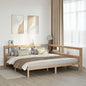 JUNG Vida Massivholzbett mit Regal ohne Matratze 180x200 cm Kiefernholz