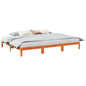JUNG Vida Familienbett ohne Matratze Wachsbraun 240x200 cm Massivholz