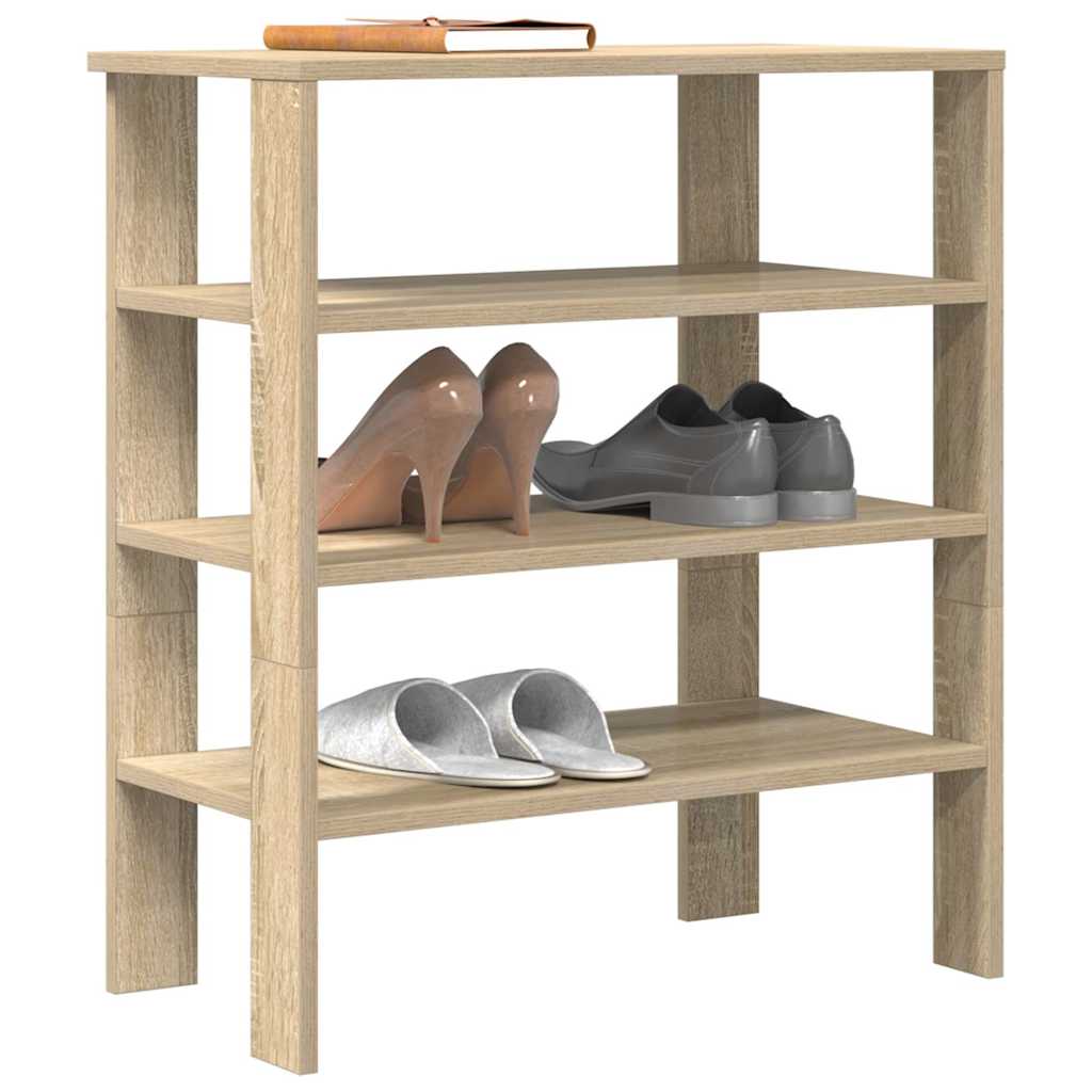 JUNG Vida Schuhregal Sonoma-Eiche 61x32x70 cm Holzwerkstoff