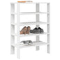 JUNG Vida Schuhregal Weiß 61x32x87,5 cm Holzwerkstoff