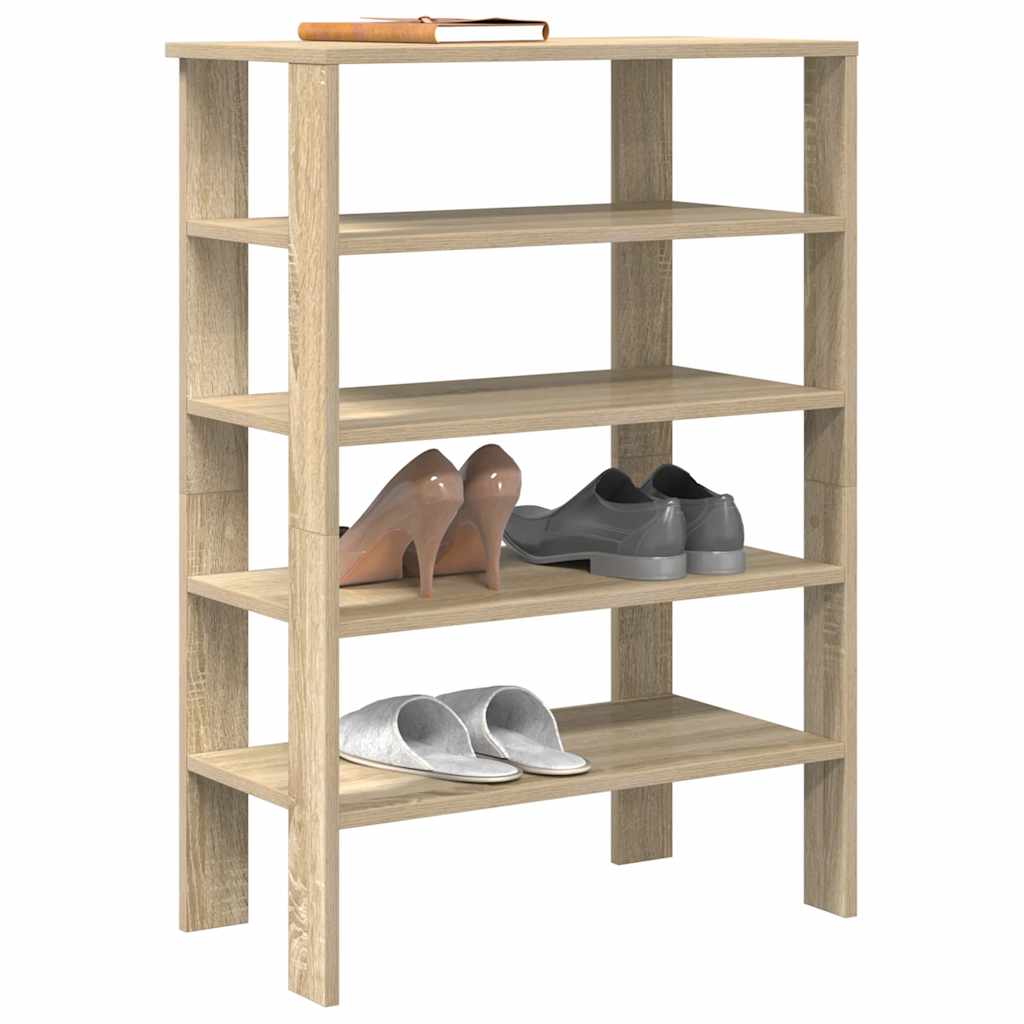 JUNG Vida Schuhregal Sonoma-Eiche 61x32x87,5 cm Holzwerkstoff