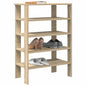 JUNG Vida Schuhregal Sonoma-Eiche 61x32x87,5 cm Holzwerkstoff