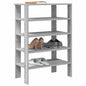 JUNG Vida Schuhregal Grau Sonoma 61x32x87,5 cm Holzwerkstoff