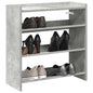JUNG Vida Schuhregal Betongrau 60x25x62 cm Holzwerkstoff