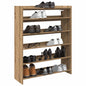 JUNG Vida Schuhregal Artisan-Eiche 80x25x100 cm Holzwerkstoff