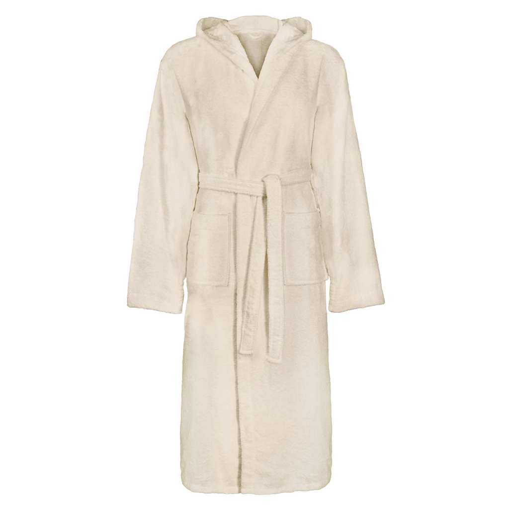 JUNG Vida Bademantel KINN Creme XXXL Baumwolle