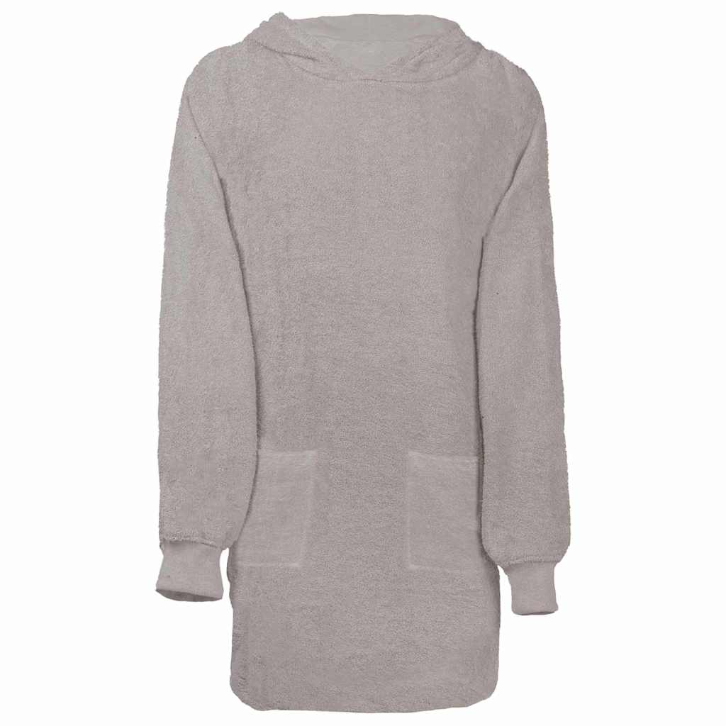 JUNG Vida Decken-Hoodie KINN Grau L Baumwolle