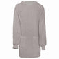 JUNG Vida Decken-Hoodie KINN Grau L Baumwolle