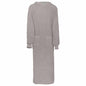 JUNG Vida Decken-Hoodie KINN Grau XXL Baumwolle