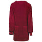 JUNG Vida Decken-Hoodie KINN Rot L Baumwolle