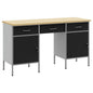 JUNG Vida Werkbank mit Schubladen 3 pcs Schwarz 150 x 55 x 85 cm