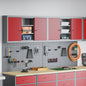 JUNG Vida Werkzeugschrank-Set 6 pcs Rot Pulverbeschichteter Stahl