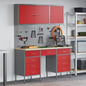 JUNG Vida Werkbank mit Schubladen 8 pcs Rot Ingenieure Holz und Stahl