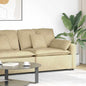 JUNG Vida Modulares Sofa Endmodul mit Armlehne Kissen Graugrün 100cm