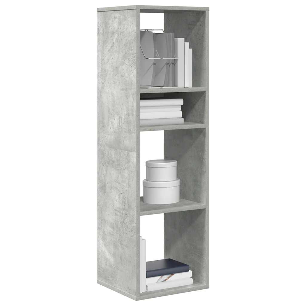 JUNG Vida Bücherregal Betongrau 34x31x112 cm Holzwerkstoff