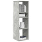JUNG Vida Bücherregal Betongrau 34x31x112 cm Holzwerkstoff