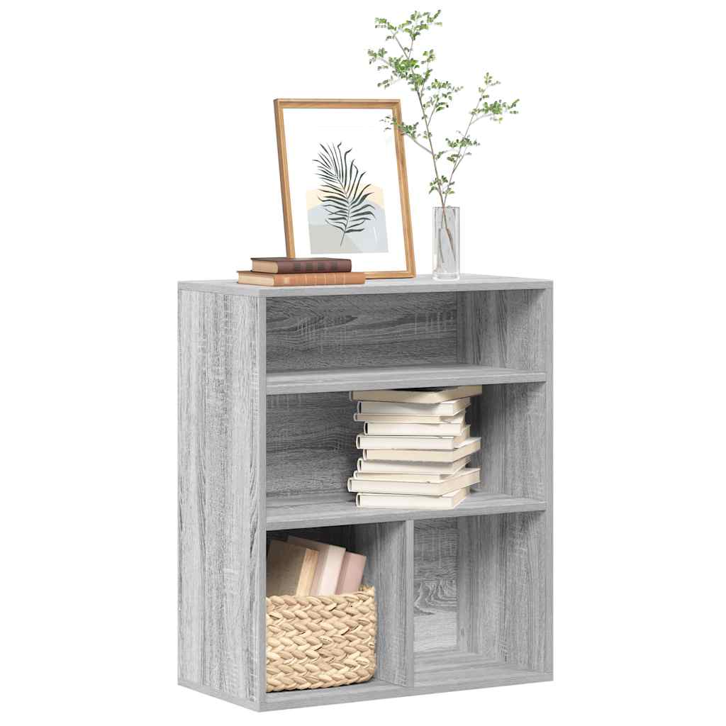 JUNG Vida Bücherregal Grau Sonoma 60x30x71,5 cm Holzwerkstoff
