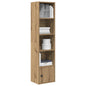 JUNG Vida Bücherregal Artisan-Eiche 31x24x127 cm Holzwerkstoff