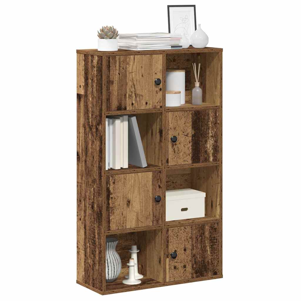 JUNG Vida Bücherregal Altholz-Optik 60x24x101,5 cm Holzwerkstoff