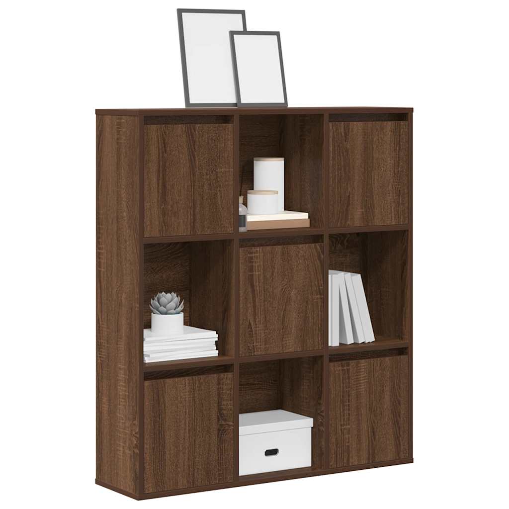 JUNG Vida Bücherregal Braun Eichen-Optik 89x24x101,5 cm Holzwerkstoff